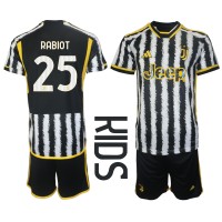 Juventus Adrien Rabiot #25 Domaci Dres za djecu 2023-24 Kratak Rukav (+ Kratke hlače)